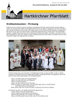 Pfarrblatt Juni 2014