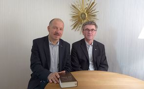 P. Peter Gangl (r.) und Mag. Josef Lugmayr