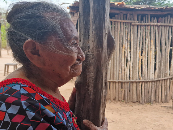 Die 92-jährige Wayuu-Frau Anita Fernandez 