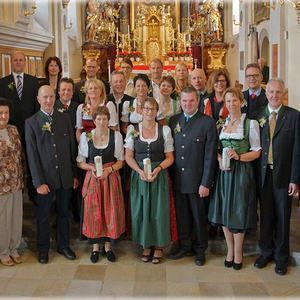 11 Jubilare mit 25igsten Hochzeitstag