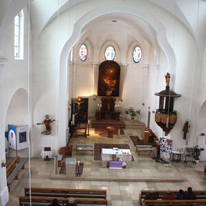 Inneres der Pfarrkirche Sattledt 