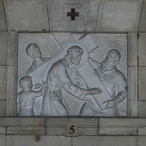 Kreuzweg im Mariendom Linz - Station 5