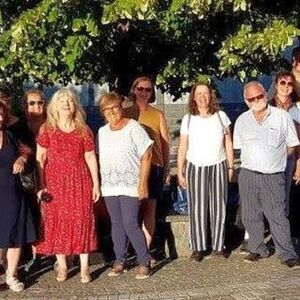 Gruppenfoto vom Ausflug beim ABC vorm Baum