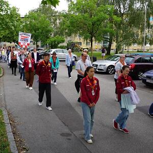 Gemeinsame Prozession von Marcel Callo und St, Quirinus