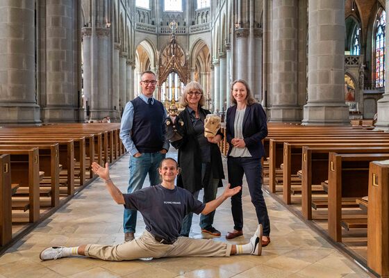 Gruppenfoto im Mariendom