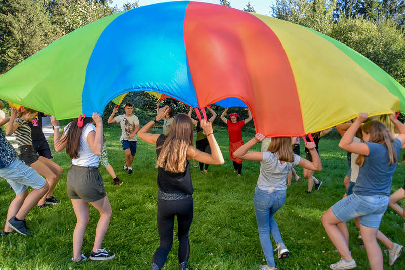 KJS Sommer-Grundschulung 2, 6. - 12. September 2020 im Jungscharhaus Lichtenberg19 TeilnehmerInnen lernten alles Rund um das GruppenleiterInnen da sein und konnten dabei auch viele Freundschaften schließen.Foto: Samuel Haijes