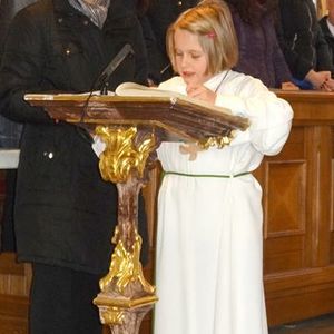 Familienmesse mit Ministrantinnenaufnahme