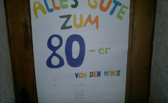 Mesner Luger Josef ist 80 Jahre
