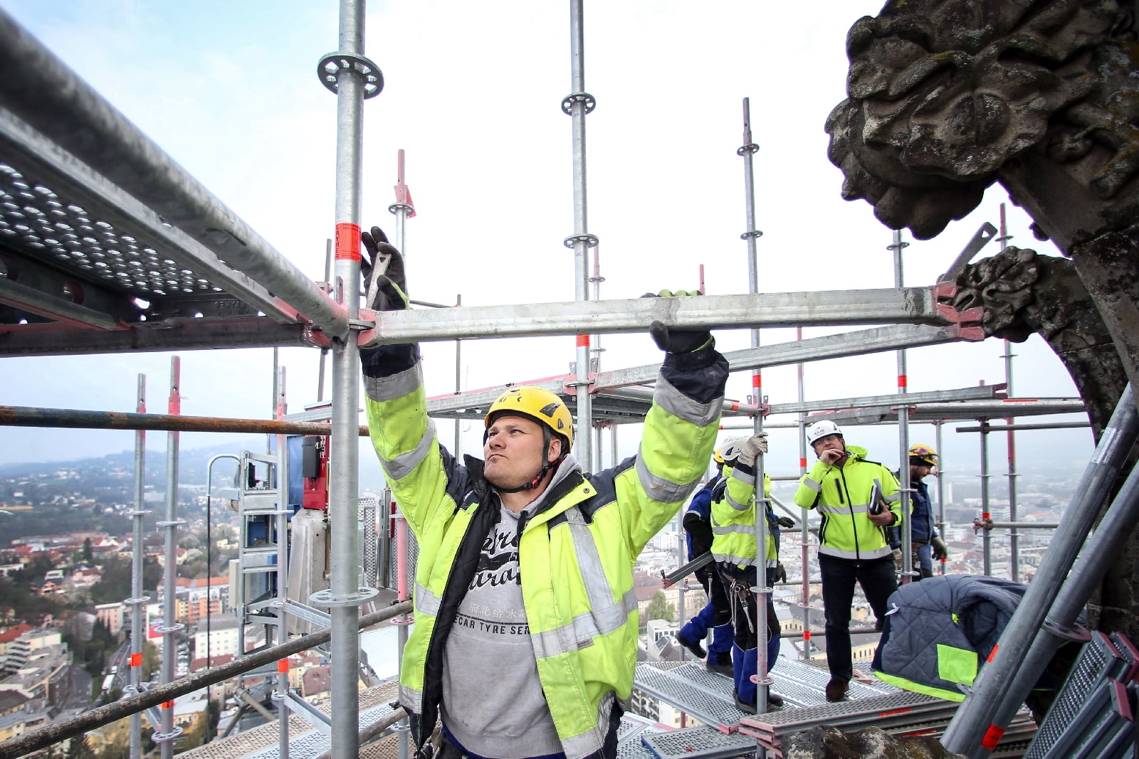 Turmhelmsanierung Mariendom Linz 2019 bis 2021