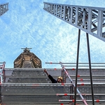 foto: VOLKER WEIHBOLD gerüst neuer dom mariendom linz