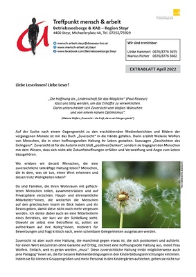 Extrablatt April 2022
