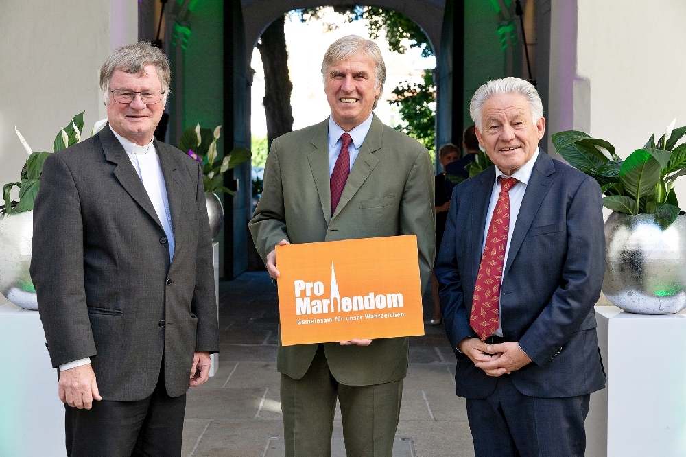 Bischof Manfred Scheuer, Josef Pühringer und Georg Starhemberg