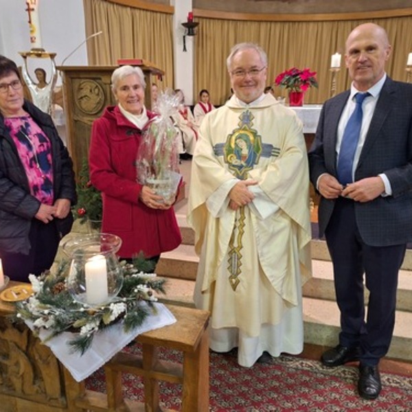 Laudatio für Irmgard Kainberger / Foto: © Pfarre Oberkappel Laudatio für Irmgard Kainberger