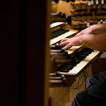 an der Rudigierorgel: Domorganist Wolfgang Kreuzhuber