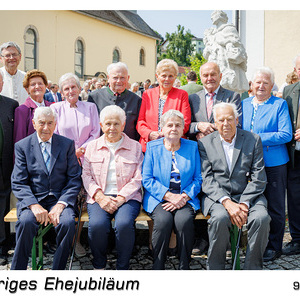 Ehejubiläen 2025, Pfarre Sarleinsbach